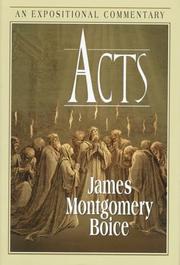 Cover of: Acts: an expositional commentary
