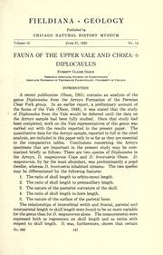 Cover of: Fauna of the upper Vale and Choza: 6, Diplocaulus