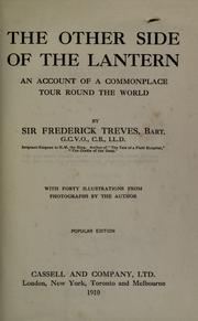 Cover of: The other side of the lantern by Frederick Treves