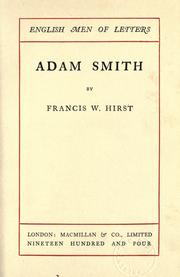 Adam Smith by Francis Wrigley Hirst