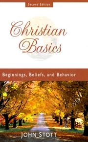 Cover of: Christian Basics by John R. W. Stott, Lance Pierson