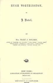 Cover of: Hugh Worthington ... by Mary Jane Holmes
