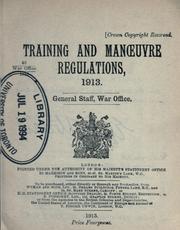 Cover of: Training and manoeuvre regulations, 1913