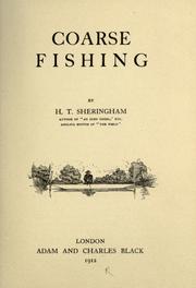 Cover of: Coarse fishing