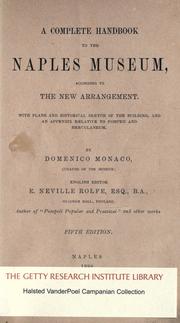 Cover of: Complete hand book to the National Museum in Naples