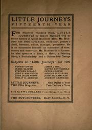 Cover of: Little journeys to the homes of great business men.