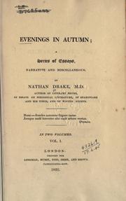 Cover of: Evenings in autumn by Nathan Drake