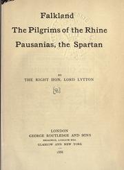 Cover of: Falkland by Edward Bulwer Lytton, Baron Lytton