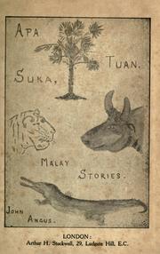 Apa, Suka, Tuan by John Angus Bethune Cook