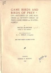 Cover of: Game birds and birds of prey by Neltje Blanchan