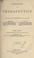 Cover of: Treatise on therapeutics