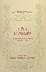 Cover of: La Belle Nivernaise by Alphonse Daudet