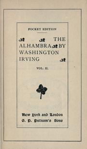 Cover of: The Alhambra. by Washington Irving, Washington Irving