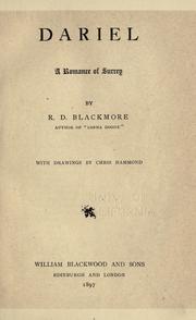 Cover of: Dariel by R. D. Blackmore