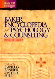 Cover of: Baker encyclopedia of psychology & counseling by David G. Benner