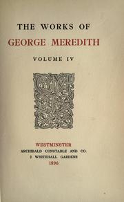 Cover of: The works of George Meredith. by George Meredith