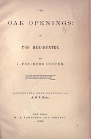 Cover of: The oak-openings by James Fenimore Cooper