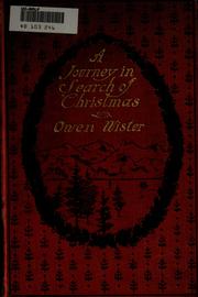 A journey in search of Christmas by Owen Wister