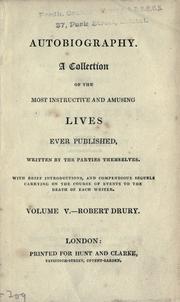 Cover of: The pleasant and suprising adventures of Robert Drury: during his fifteen years' captivity on the island of Madagascar.