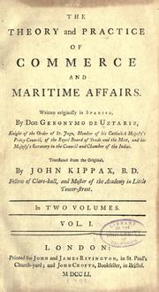 Cover of: The theory and practice of commerce and maritime affairs