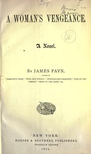 Cover of: A woman's vengeance by James Payn