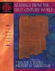 Cover of: Readings from the first-century world: primary sources for New Testament study