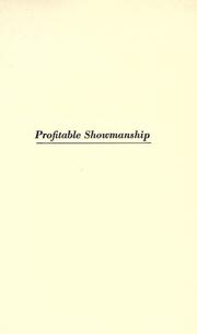 Cover of: Profitable showmanship