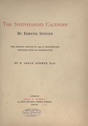 Cover of: The shepheardes calender by Edmund Spenser, Edmund Spenser