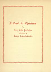 Cover of: carol for Christmas