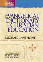 Cover of: Evangelical Dictionary of Christian Education (Baker Reference Library)