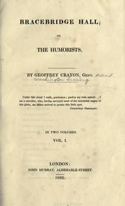 Cover of: Bracebridge hall; or, The humorists. by Washington Irving