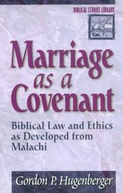 Cover of: Marriage as a covenant by Gordon Paul Hugenberger