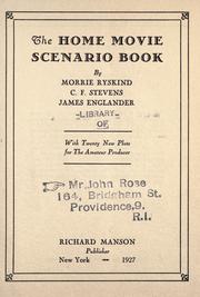 Cover of: home movie scenario book