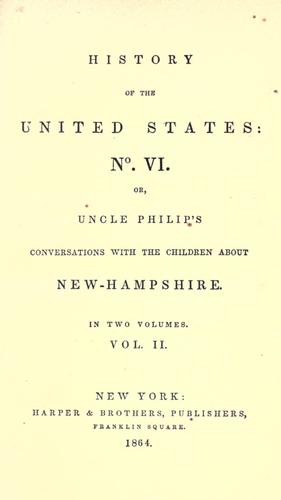 History of the United States: No. VI by Philip Uncle