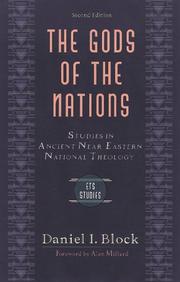 Cover of: The Gods of the Nations: Studies in Ancient Near Eastern National Theology (Evangelical Theological Society.)
