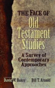 Cover of: The face of Old Testament studies