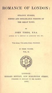 Cover of: Romance of London by John Timbs