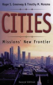 Cities by Roger S. Greenway, Timothy M. Monsma