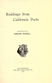 Readings from California poets by Edmund Russell