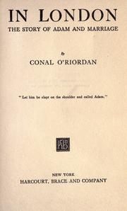 Cover of: In London by Conal O'Riordan