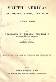 South Africa by W. Douglas Mackenzie, Alfred Stead