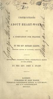 Cover of: Instructions about heart-work, and a companion for Prayer