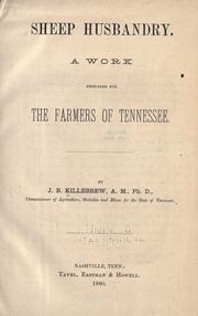 Cover of: Sheep husbandry. by Joseph Buckner Killebrew