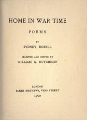 Cover of: Home in war time