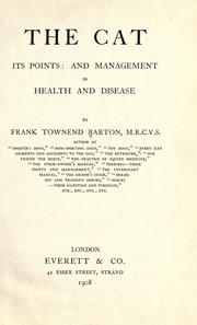 Cover of: The cat by Frank Townend Barton