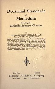 Cover of: Doctrinal standards of Methodism: including the Methodist Episcopal churches