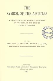 Cover of: The symbol of the apostles