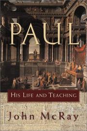 Cover of: Paul: His Life and Teaching