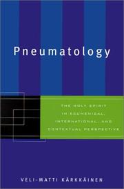 Cover of: Pneumatology by Veli-Matti Kärkkäinen