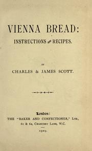 Cover of: Vienna bread by Charles Scott